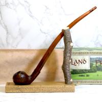 Vauen Auenland The Shire Friddo S Sandblast Churchwarden 9mm Filter Pipe (VA985)