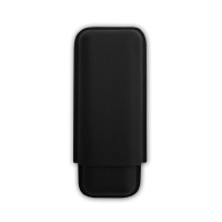 VSB London Two Finger Black Leather Cigar Case