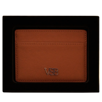 VSB London Brown Leather Card Holder