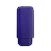 VSB London Two Finger Royal Blue Leather Cigar Case