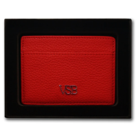 VSB London Red Leather Card Holder