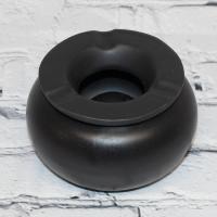 Ceramic Cigar Ashtray - Handmade By Val Pottery - Black - Small