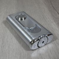 Xikar Verano Flat Flame Lighter - Silver