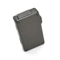 Vertigo by Lotus Drone Double Jet Flame Lighter With Punch Cutter - Gun Metal