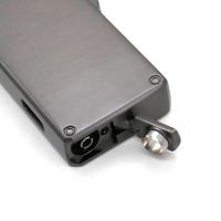 Vertigo by Lotus Drone Double Jet Flame Lighter With Punch Cutter - Gun Metal