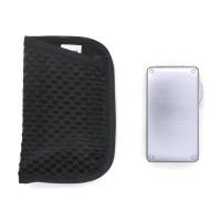 Vertigo by Lotus Drone Double Jet Flame Lighter With Punch Cutter - Silver