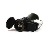 Palio Vesuvio Triple Torch Jet Flame Cigar Lighter - Black