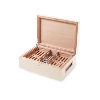 Villa Spa Cigar Humidor - up to 200 Cigar Capacity - White - Fast Dispatch Available