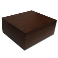 Walnut Veneer Humidor - 25 Cigar Capacity