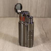 Winjet Escape Triple Jet Lighter & Punch Cut - Gunmetal & Orange