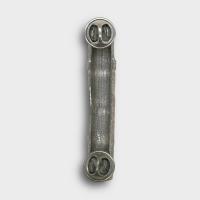 Pewter Cigar Lapel Pin with Engraveable Shield - Light