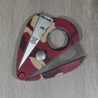 Xikar Xi2 Cigar Cutter - Red and Tan Camo