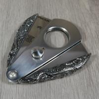 Xikar Xi3 Cigar Cutter - Mayan 3D Polished Silver