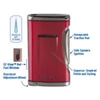 Xikar Xidris Single Jet Flame Lighter - Daytona Red