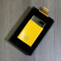 Peter James Yellow Iconic Ultra Slim Torch Flame Lighter