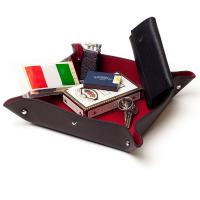 Savinelli Svuotatasche Grande Leather Valet Dish - Brown (End of Line)