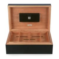 Zino Z80 Humidor - Black Oak and Green - 80 Cigar Capacity