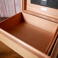 Zino Z60 Natural Oak Humidor - 60 Cigar Capacity