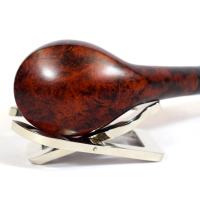 Talamona by Paolo Croci Romana Smooth Bent 9mm Filter Fishtail Pipe (ART192)