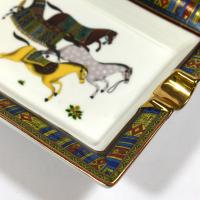 Four Horses 2 Position Cigar Ashtray