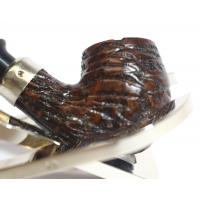 Baby Bent Real Briar Rustic Brown Pipe