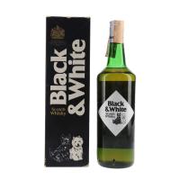 Buchanans Black & White Bottled 1970s Amerigo Sagna - 40% 75cl