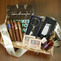 CGars Exclusive Cigar Hamper - Gift Sampler - 4 Cigars and Accessories
