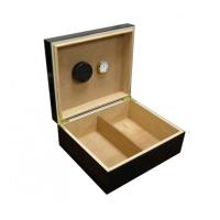 Prestige Chalet Humidor - Black - 50 Cigar Capacity