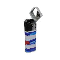 Palio Charlie Turano III Triple Torch Jet Cigar Lighter - Cuban Flag