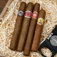Cuban Gift Box Sampler - 4 Cigars with Cutter