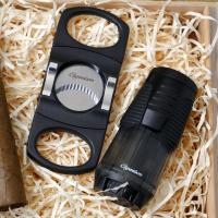 Exclusive Brands Gift Box Sampler - 4 Cigars with Cutter and Lighter