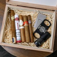 Ultimate Mixed Gift Box Sampler - 5 Cigars with Cutter and Lighter