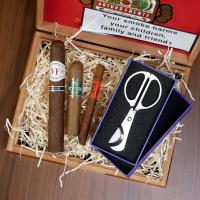 Cigar and Accessory Favourites Gift Box Sampler - 3 Cigars with Cutter