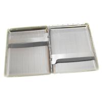 Cigarette Cigarillo Case - Chrome Finish - Double Sided