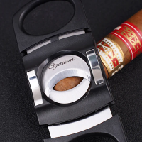 Cigarism Large Plastic Guillotine Cigar Cutter - Black - 69 Ring Gauge