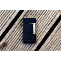 Colibri Julius Classic Double-flame Cigar Lighter - Black & Chrome