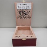 Empty Drew Estate Deadwood Crazy Alice Cigar Box