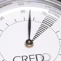 Credo Analogue Hygrometer Chrome