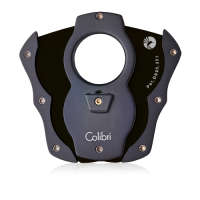 Colibri Coloured Blades Cigar Cutter - Black