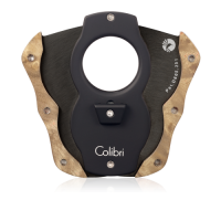 Colibri Cut Wood Cigar Cutter - Light Burl