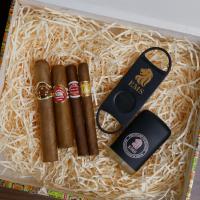 Cuban Beginners Gift Box Sampler - 4 Cigars & Accessories