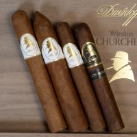 Davidoff Winston Churchill Cigar Small Smokes Sampler - 4 Cigars
