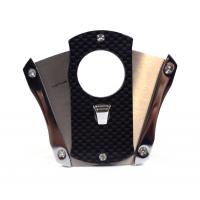 Vertigo by Lotus Deception Carbon Fibre Cigar Cutter - Chrome Carbon Fibre & Chrome