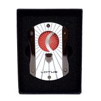 Vertigo by Lotus Deception Techni-Colour Cigar Cutter - White Starburst