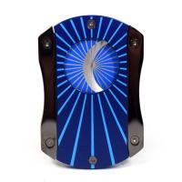 Vertigo by Lotus Deception Techni-Colour Cigar Cutter - Blue Starburst