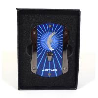 Vertigo by Lotus Deception Techni-Colour Cigar Cutter - Blue Starburst