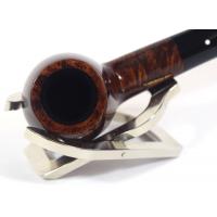 Alfred Dunhill - The White Spot Amber Root 3128 Group 3 Bent Diplomat Pipe (DUN185)