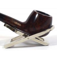 Alfred Dunhill - The White Spot Amber Root 3128 Group 3 Bent Diplomat Pipe (DUN185)