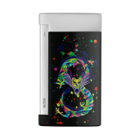 ST Dupont Limited Edition Slim 7 - Dragon Lighter Black & Chrome (Discontinued)