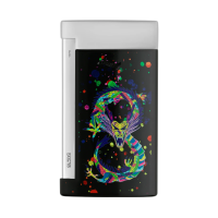 ST Dupont Limited Edition Slim 7 - Dragon Lighter Black & Chrome